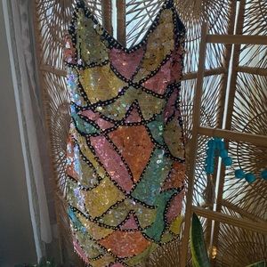 Vintage Oleg Cassini Sequin Dress